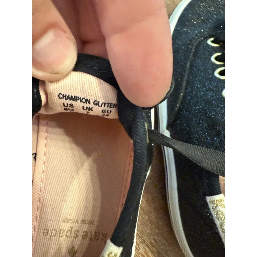 Toddler Girl's Keds x Kate Spade Champion Glitter Crib‎ Sneaker Size 8